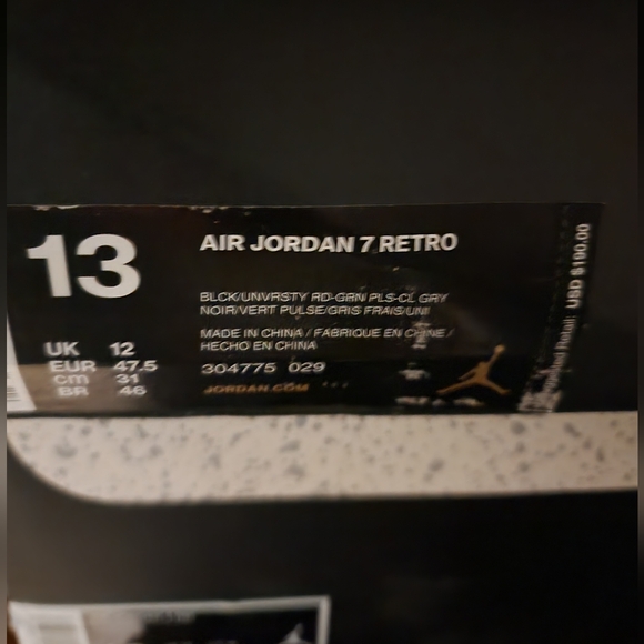 Air Jordan Retro 7 "nothing but net" - Picture 2 of 6